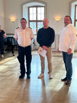 Silbernes Brandschutzehrenzeichen 25 Jahre Marc Hainer