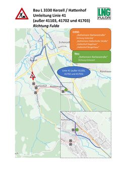 Umleitung Bau_Kerzell-Hattenhof_L41H