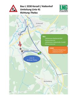 Umleitung Bau_Kerzell-Hattenhof_L41R